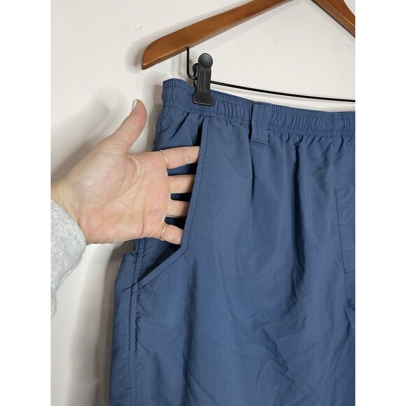 Columbia Men's XL Blue Nylon Swim Shirts Mesh Lined 9" - Picture 5 of 9